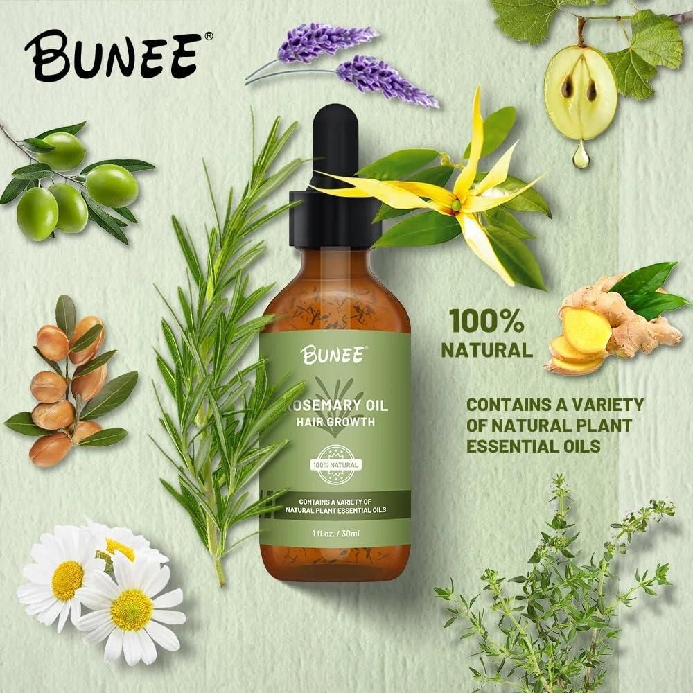 BUNEE Rosemary Hair Growth Serum Oil 30 ML(Pack of 2/3)